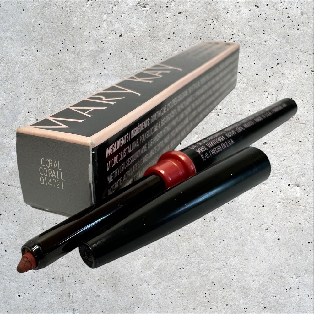 Mary Kay Lip Liner Women 0.01oz Coral New Retractable Precision Pencil 014721